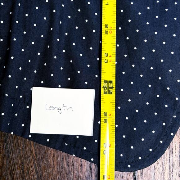Akris Punto Navy & White Polka Dot Cotton Blazer 46 EU 14 US - Picture 9 of 10